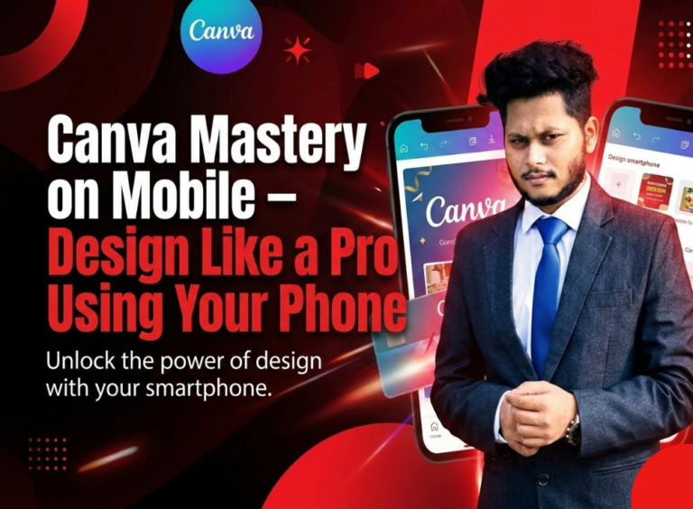 Canva Mastery on Mobile – Design Like a Pro Using Your Phone